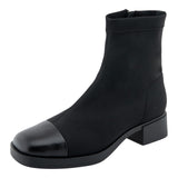 Aerosoles Womens DIMMI Ankle Bootie DIMMI Black Stretch Fabric 6M