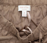 State Of Day Womens Linen Pajama Shorts 100185758MS Natural Umber Brown M