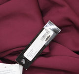 XSCAPE Womens Pleated Ruffled Gown 4452X Wine Red 6