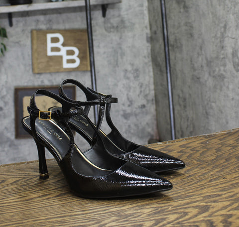Kenneth Cole New York Womens ROMI Sling Pump Stiletto Heel KL22ROA01 Black 10M
