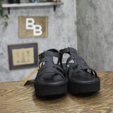 Bearpaw High Seas Womens Platform Buckle Sandals 1009136654 Black 9M