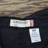 Levi's Womens Vintage Y2K 512 Slim Fit Tapered Leg Jeans Black Wash 14M