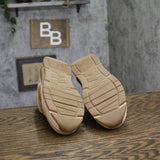 Blowfish Malibu Platform Sneaker with Chunky Sole Tan / Gold Multi Suede 6.0 M