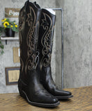 Wild Fable Kenzi Tall Western Dress Boots with Memory Foam Insole Black 7.5M