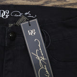 DG2 by Diane Gilman Womens Classic Stretch Embroidered Cropped Jeans Black 12P