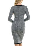 BCX Juniors Round-Neck Sequin-Embellished Bodycon Dress 1103894 Black Multi XL