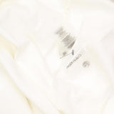 Calvin Klein Women's T-Shirt Silver Button Detailing Tee M1TH0807 Soft White L