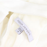 Julia Jordan Womens Twist Front Halter Jumpsuit JJ36624 Ivory Off White 4