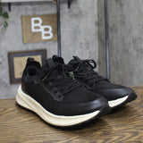 Goodfellow & Co Mens Lee Knit Sneakers Lace Low Top Athletic 92541922 Black 10