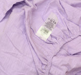 Riley & Rae Womens Lacey Crew Neck Tiered Puff-Sleeve Midi Dress Lilac Purple S