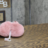 Cat & Jack Kids Strap Back Fuzzy Girls Slipper 166cda742387c7 Pink 7/8