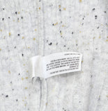 Universal Thread Knit V Neck Cap Sleeve Ribbed Hem Sweater Vest Light Gray L
