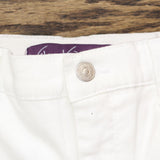 Gloria Vanderbilt Womens Classic Amanda High Rise Tapered Jean Crystal White 8