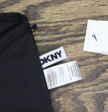 DKNY Womens Shirred U-Wire Bandeau Bikini Top Swim DIMTS403 Black XL