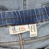 Denim + Co. Womens Modern Denim Lightly Bodied Pull On Jeans Light Blue 2XS