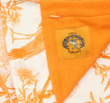 Coniglio Palm Beach Duvet Cover and Sham Set Cranes Persimmon Orange Queen