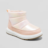 Cat & Jack Toddler Girls Archie Puffer Boots 88435593 Blush Pink 8T