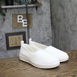 White Mountain Upright Woven Knit Slip-On Cushion Insole Tennis Sneaker White 6M