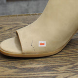 Style & Co Womens Jennaa Shooties Heeled Shoes 10014037200 Taupe Brown 10M
