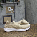 Danskin Womens Excite Slip On Lightweight Sneakers Natural Brown 10M