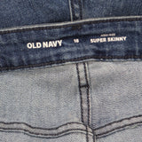 Old Navy Womens Stretch High-Rise Skinny Jeans 1670596812f4ba Medium Blue 18