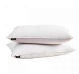 Farm To Home Softy-Around Feather Down Cotton 2-Pack Pillow White Jumbo 20 x 28