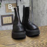 Wild Fable Honor Ankle Combat Boots Platform 94642921 Black 6M