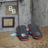 Floopi Women Durable EVA Floral Textured Flip Flops Red Multi 6M