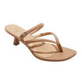 A New Day Sayler Thong Heel Sandals 92611291 Tan Brown 9.5M