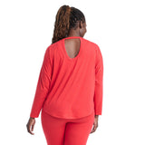 All In Motion Womens Leggings-Friendly Long Sleeve Top 90612561 Red XS