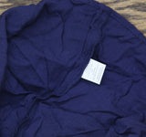 Eyeshadow Juniors Flutter-Sleeve High-Low Blouse Top Navy Blue M