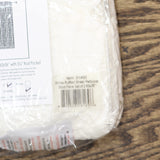 VHC Brands Panel Pair Rod Pocket Ruched Window Curtain Soft White 36x63