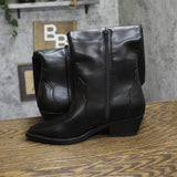DV Dolce Vita Womens Kit Western Knee High Boot Black 6.5M