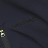Lucchese Mens Fleece Lined Water Resistant Embroidered Logo Vest Navy Blue XL