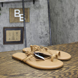 Universal Thread Womens Ivana Footbed Toe Ring Sandals 93708831 Tan Brown 9.5M