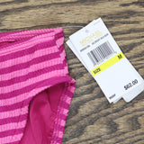 Michael Michael Kors Womens High-Rise Bikini Bottom MM56195 Wild Berry Purple M