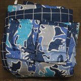 Charter Club Kids Dino Camo 3-Piece Cotton Comforter Set Blue Multi Full / Queen