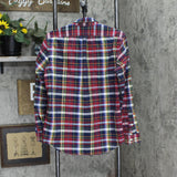 Polo Ralph Lauren Mens Classic Fit Button Up Down Shirt Red Plaid Multi M