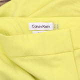 Calvin Klein Womens Plus Size Lux Highline Tab-Waist Pants Pear Green 22W