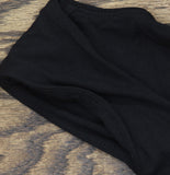 A New Day Knit Ballet Sleeveless Pleated Side Slit Midi Shift Dress Black S