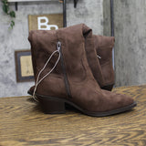 Universal Thread Patsy Tall Fringe Western Boots 94463421 Chocolate Brown 6M