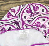 Swim Solutions Womens Tiletale V-Neck Tankini Swim Top 806834 Magenta Purple 14