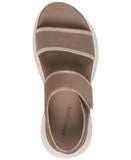 Easy Spirit Docia Double Band Slingback Sandals SEDOCIA2-H Taupe Brown 7M