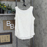 DG2 Womens Embroidered Star Tank 678534 Ivory Multi XL