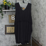 Maurices 24/7 Womens Plus Size Knit Sleeveless Romper 166fce77fbb4c0 Black 3X
