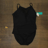 Aqua Green Womens UPF 50 Crochet High Neck One Piece Swimsuit 677011