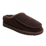 Dluxe By Dearfoams Mens Lith Slide Slippers 88498382 Brown 11