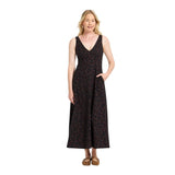 Universal Thread Womens Maxi A-Line Woven Dress 94762466 Black Multi S