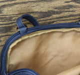Multi Sac Faux Leather Shoulder Bag Square Dusty Blue One Size