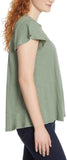 Ella Moss Womens Lace Trim Knit Top 1679438